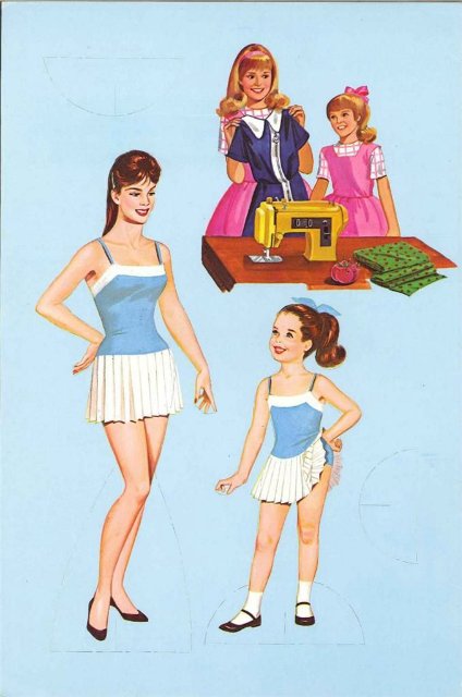 Мои любимые бумажные куклы для вырезания