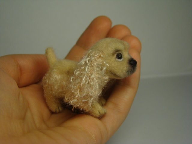 Настоящий верный друг. Авторская игрушка валянием Ольги Чернухо