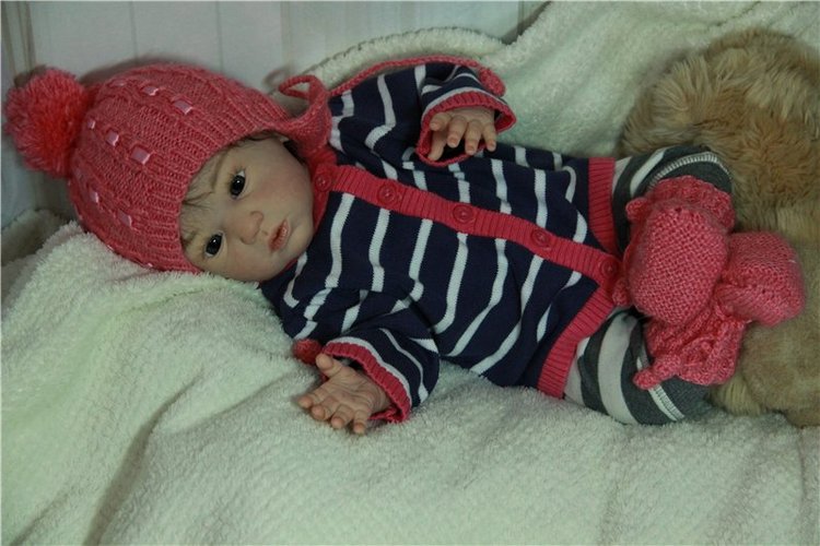 Малышка Карина. Куколка из молда Maike от Gudrun Legler