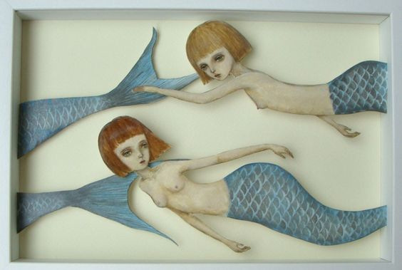 Удивительные бумажные куклы японской художницы Maki Hino