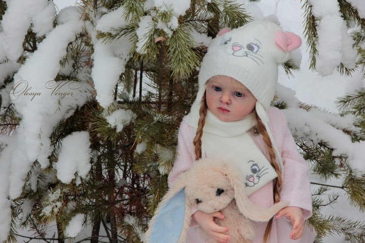 Любите ли вы Зиму так, как люблю ее я? Нэлли, кукла реборн Олеси Венгер (фото 4)