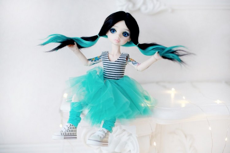 Знакомьтесь, сестренка Элли - Энни или Эмми? Авторские шарнирные куклы (фото 4)