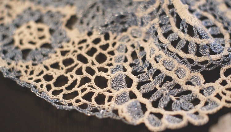 Новое изделие "Морозные узоры", связанное в технике ирландского кружева