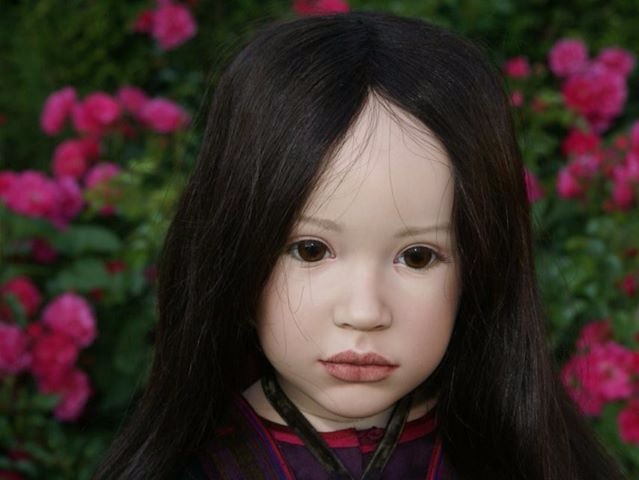 Процесс создания фарфоровых кукол - Джинн Гросс (Jeanne Gross). Часть восьмая - Национальный костюм