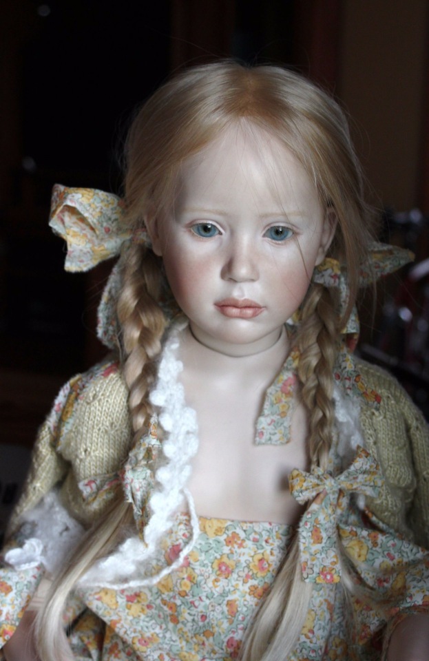 Процесс создания фарфоровых кукол - Джинн Гросс (Jeanne Gross). Часть Часть седьмая - Дети Цветов (фото 10)