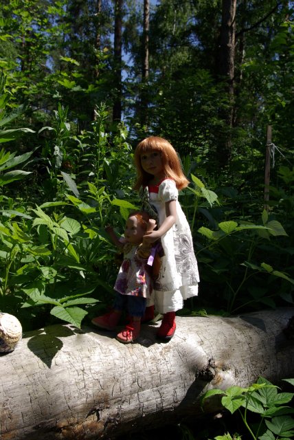 Лесная фея. Коллекционная кукла Мариелену от Zwergnase