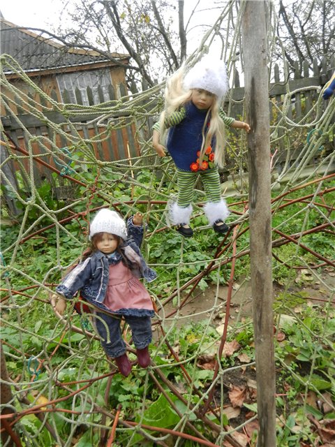 Мои крохотульки на природе. Клубные куколки от Аннет Химштед