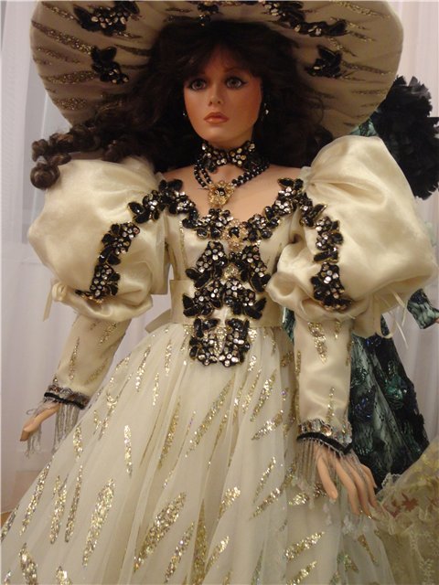 Я назвала ее Золотая Звезда. Фарфоровая кукла от Русти (фото 8)