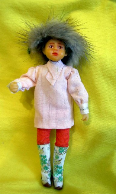 Казах. кукла ОААК — Лепка авторских кукол: полимерная глина (фото 9)