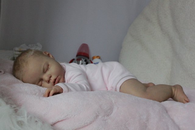 Спящая крошка НОА. Куколка реборн Виктории Вишни