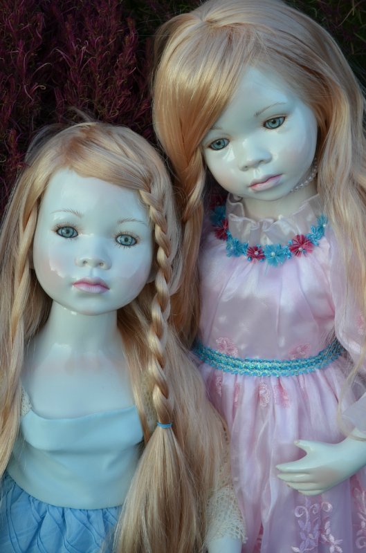 Лунные девочки или необычное творение Ширли (Shirley) - глазурованная кукла Мариэль (Mariele)