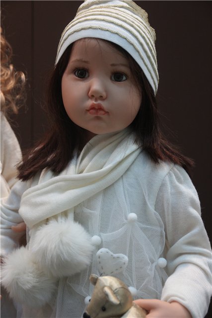 Hilderard Gunzel на выставке "Искусство куклы" в Гостином дворе