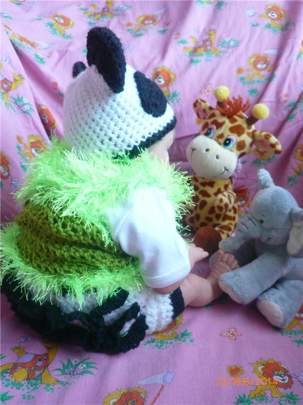 Для маленькой дочки я связала костюмчик :) (фото 3)