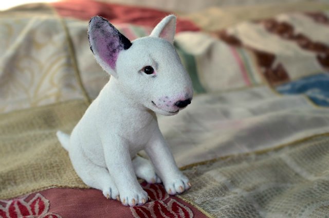 Булька ищет друзей. Игрушки валянием своими руками (фото 6)