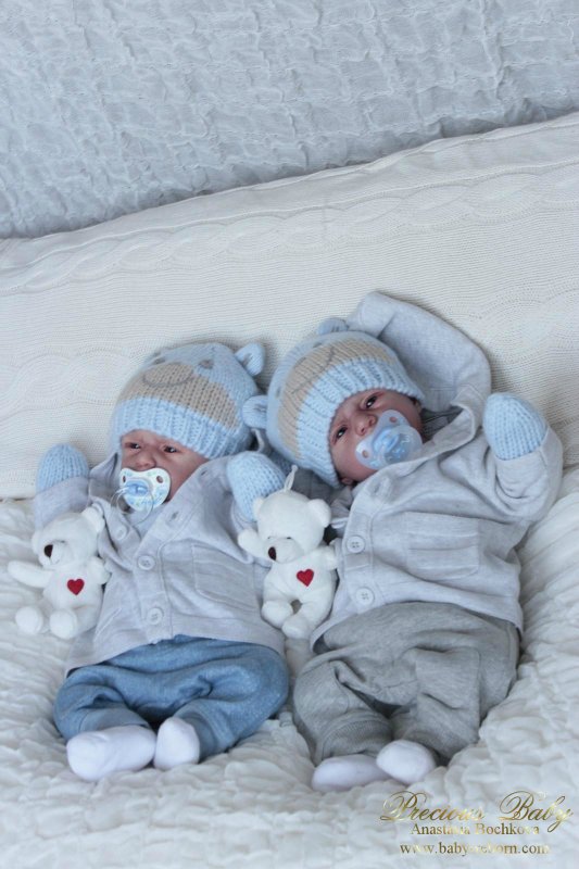 Двойное счастье! Куклы реборн Анастасии Бочковой