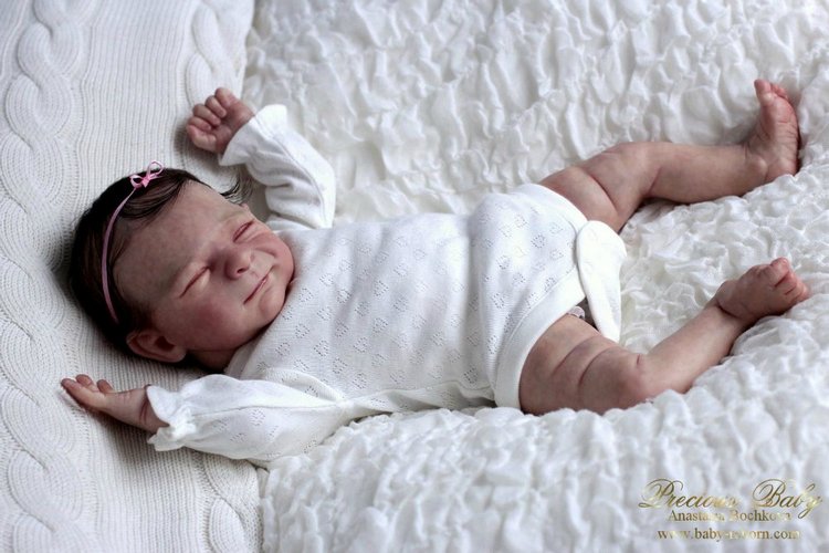 Первая улыбка... Кукла реборн Анастасии Бочковой (фото 4)