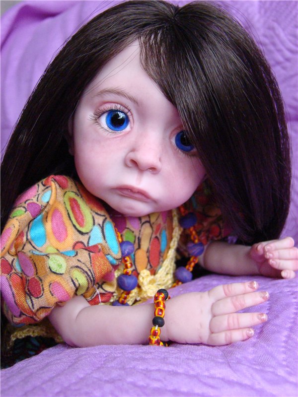 Цыганочка. Когда куколка сама решает какой ей родиться. Авторская кукла Кондрашовой Ирины (фото 5)
