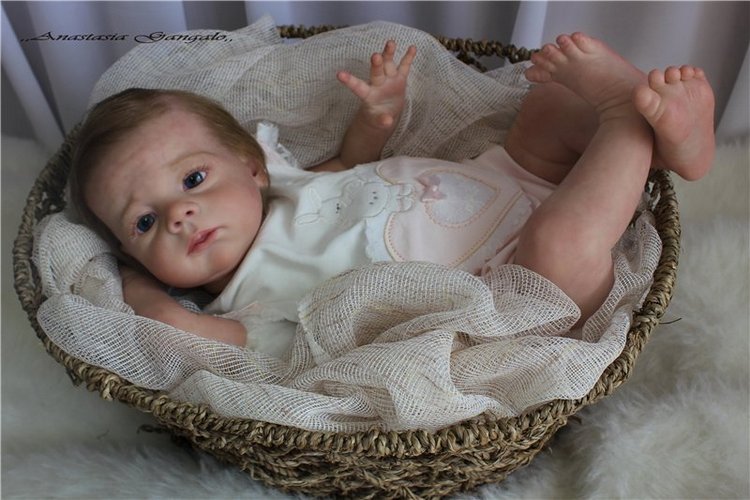 Маленькая королева Кристина. Кукла реборн Анастасии Гангало