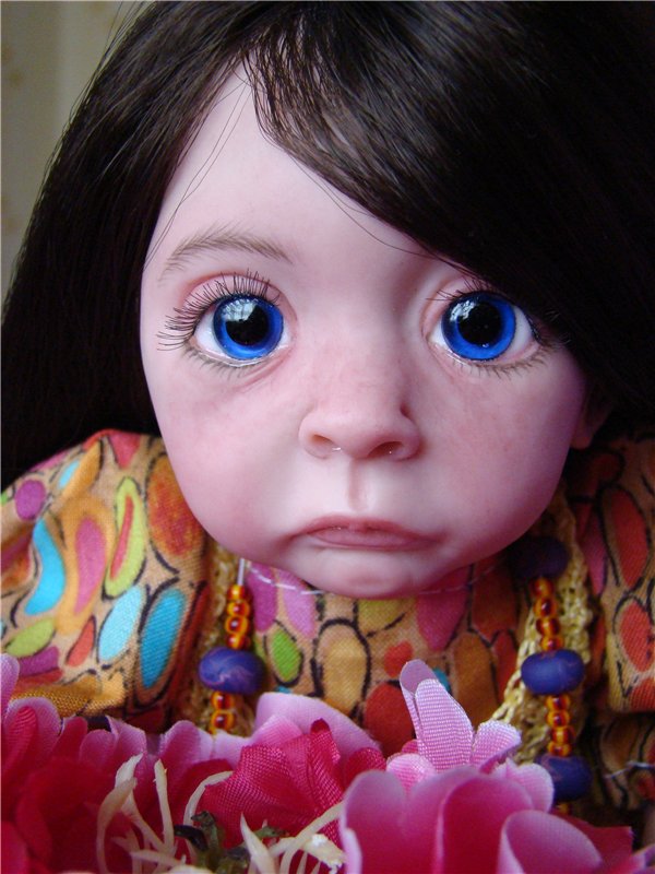 Цыганочка. Когда куколка сама решает какой ей родиться. Авторская кукла Кондрашовой Ирины (фото 8)