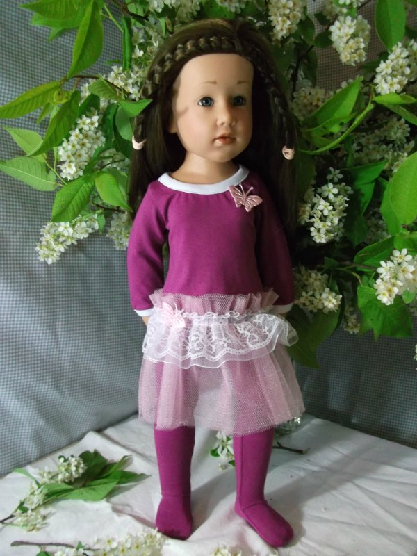 Трикотаж бывает разным. Наряды для кукол Готц (фото 3)