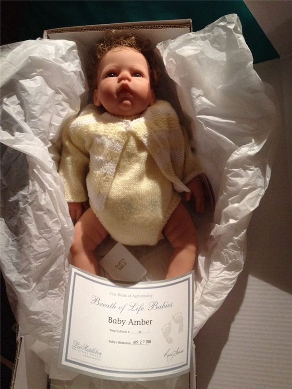 Breath of Life Babies "Baby Amber" от Lee Middleton - моя малышка Алиса (фото 2)