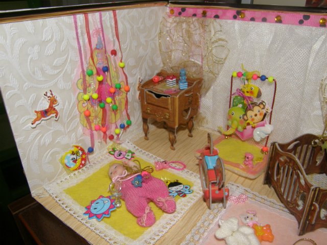 Комнатка для Сонечки. Румбокс, миниатюра (фото 2)