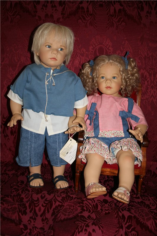 Малыши Elisabeth Lindner — Куклы Elisabeth Lindner (Элизабет Линднер): Gotz (фото 10)