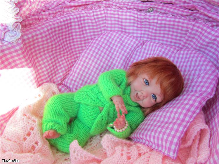 Малышка Зося. Авторская кукла Ирины Кондрашовой (фото 2)