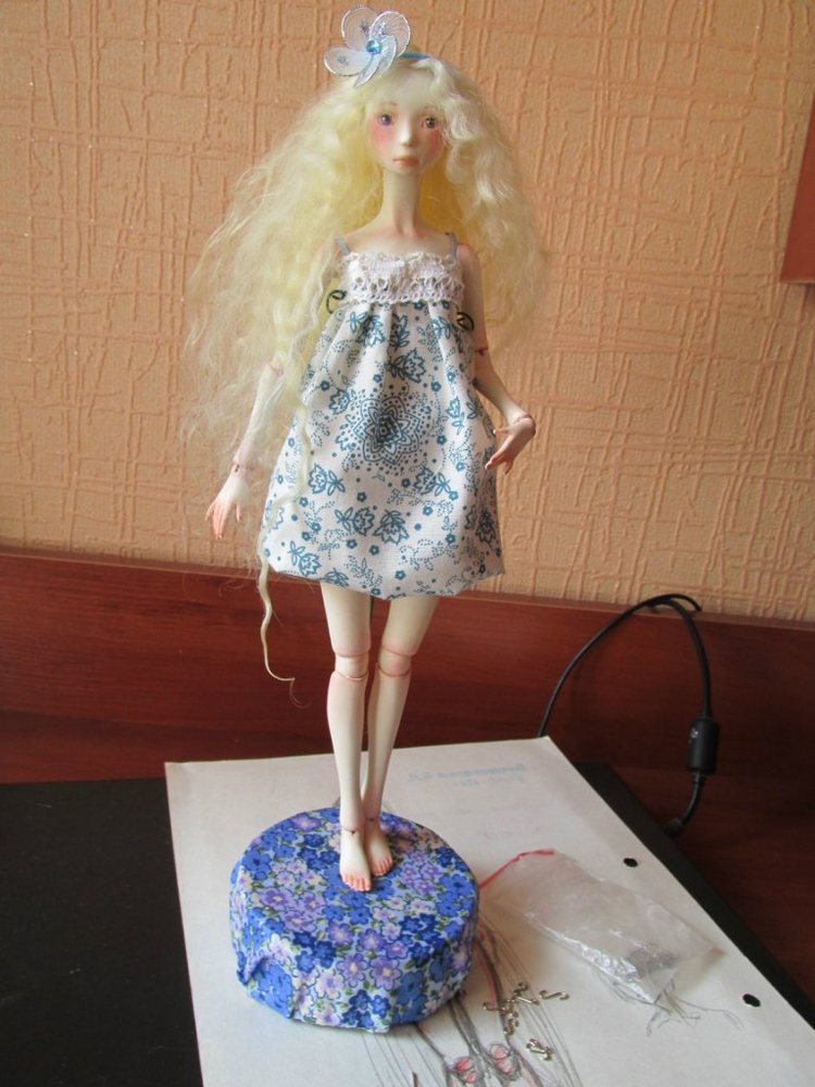 Малышка Хагу и ее сестренки. Шарнирные авторские куклы