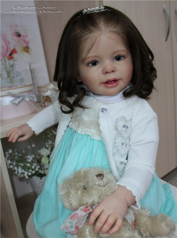 Миланочка!Кукла реборн Анастасии Гангало (фото 6)