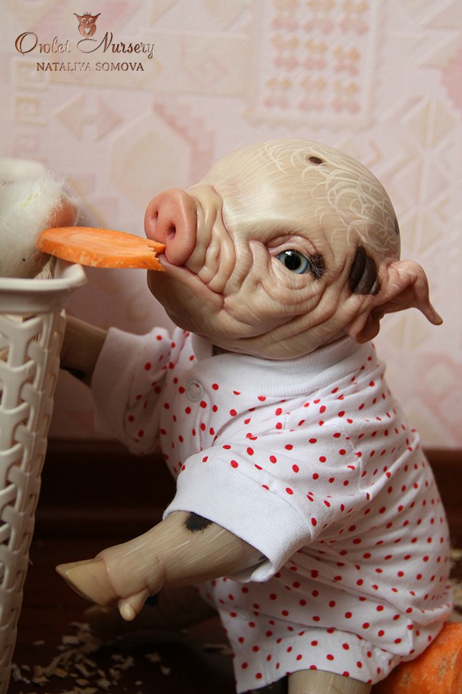 Свинка Пеппа и её младший братик Джордж. Поросята реборн Наталии Сомовой