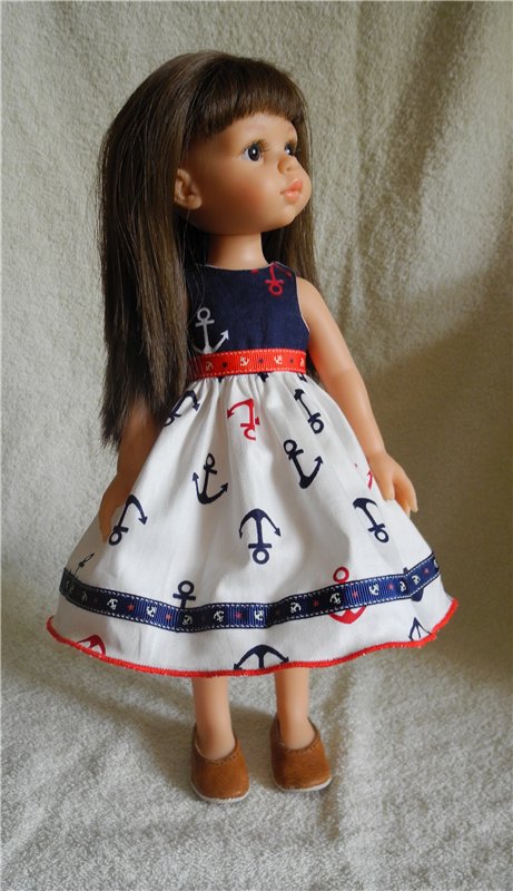 Опять морская тема — Одежда и обувь для кукол своими руками: фото