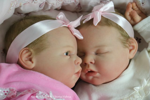 Близняшечки Ноа... Куколки реборн Виктории Вишни