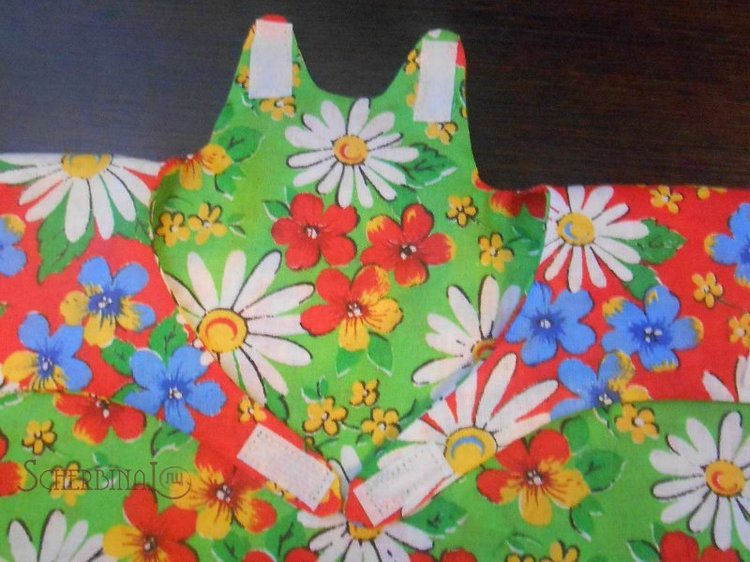 Еще раз про двусторонние сарафаны. Мастер класс с выкройками для кукол (фото 8)