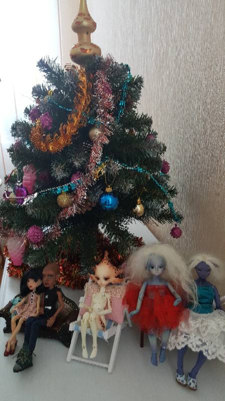 С Новым годом, друзья — Новый год и Рождество: праздничные фото кукол (фото 3)