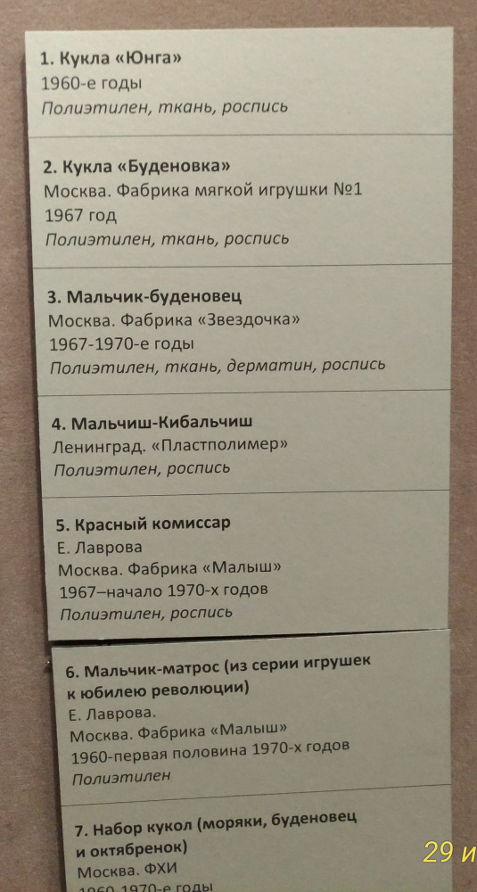 Выставка «Все лучшее – детям. Игрушки 1950–1980 годов из коллекции Сергея Романова». Часть 2