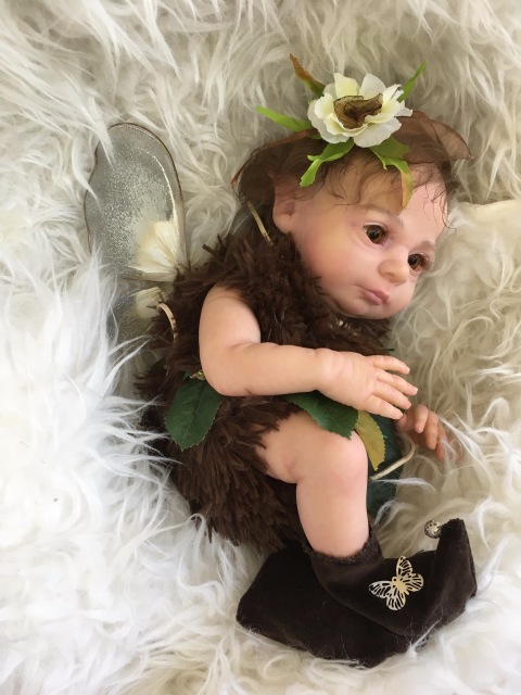 Лесной Эльфёныш,кукла-реборн Элины Кудрявцевой (фото 9)