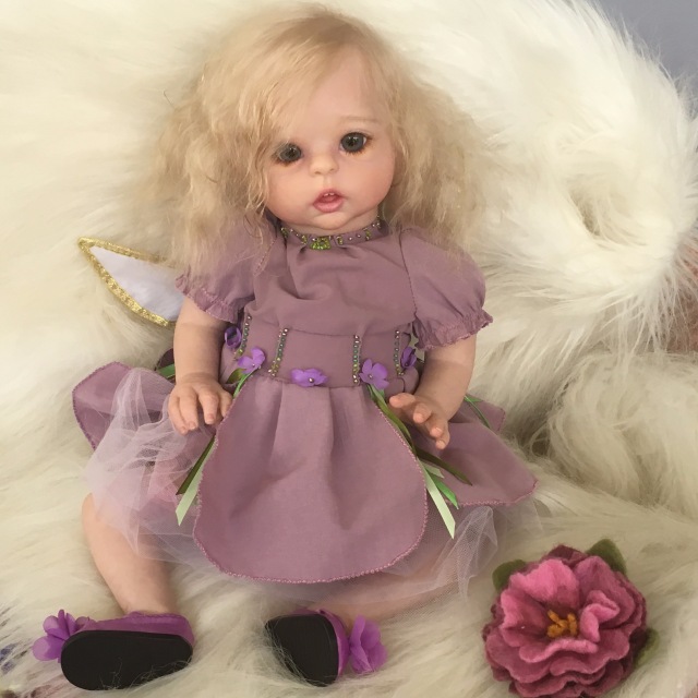 Цветочек-кукла реборн Элины Кудрявцевой