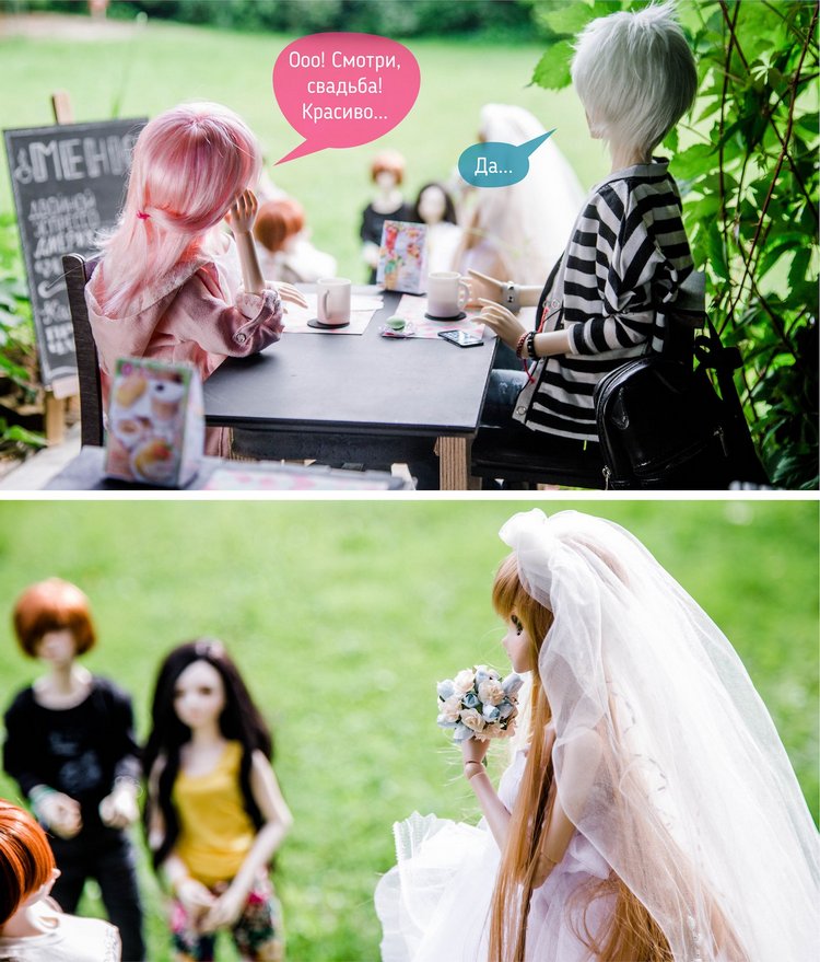 Неожиданный букет — Фотоистории с куклами BJD (БЖД): сериалы (фото 4)