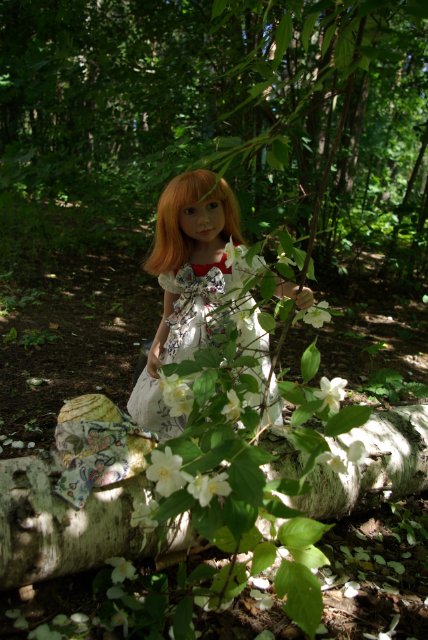 Лесная фея. Коллекционная кукла Мариелену от Zwergnase