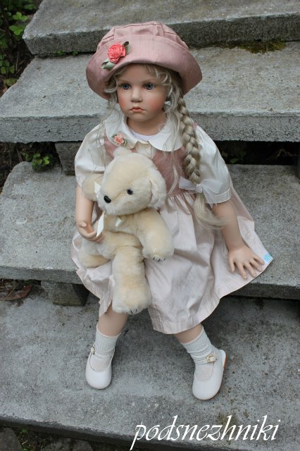 Летние девочки - редкие белокурые красавицы от Хильдегард Гюнцель для Walterhäuser Puppenmanufaktur