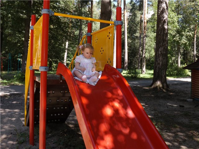 Летняя прогулка Танечки. Кукла реборн (фото 5)