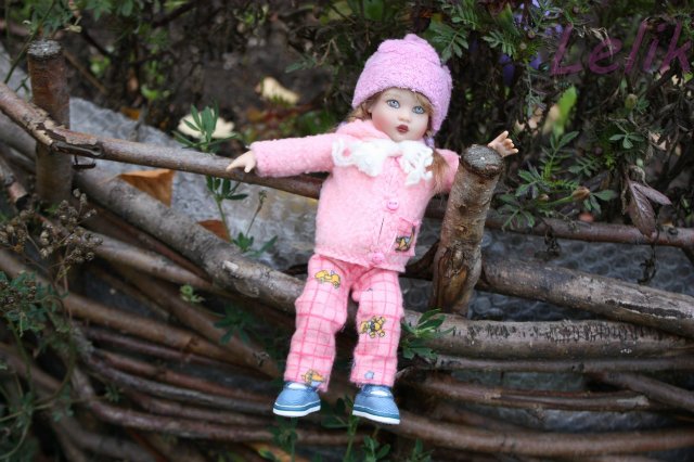 Прогулка с кнопочкой. Теплая одежда для моей куколки