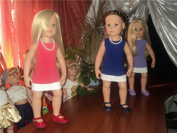 Девчушки любят наряжаться! Наряды для кукол Готц и не только