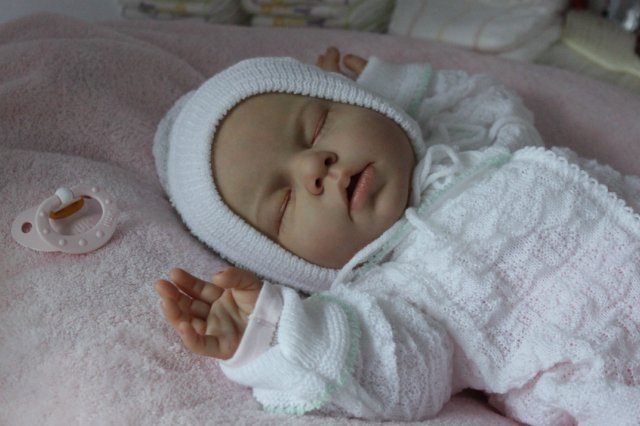 Спящая крошка НОА. Куколка реборн Виктории Вишни