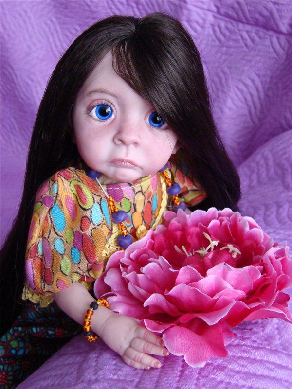 Цыганочка. Когда куколка сама решает какой ей родиться. Авторская кукла Кондрашовой Ирины (фото 7)