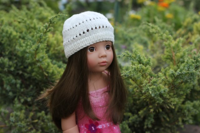 Вязаный подиум от Smorodinы для кукол Gotz