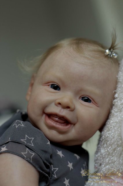 Мой весенний лучик солнышка - Харпер. Кукла реборн Анастасии Бочковой