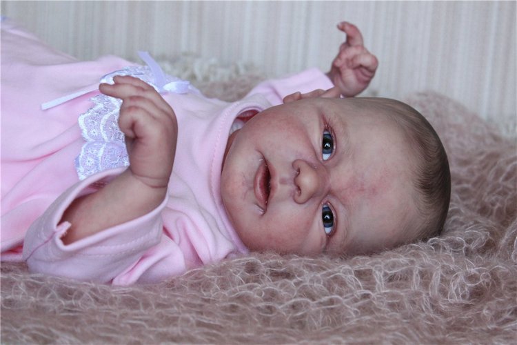 Манюня.Первая фотосессия. Кукла реборн Светланы Преображенской (фото 6)