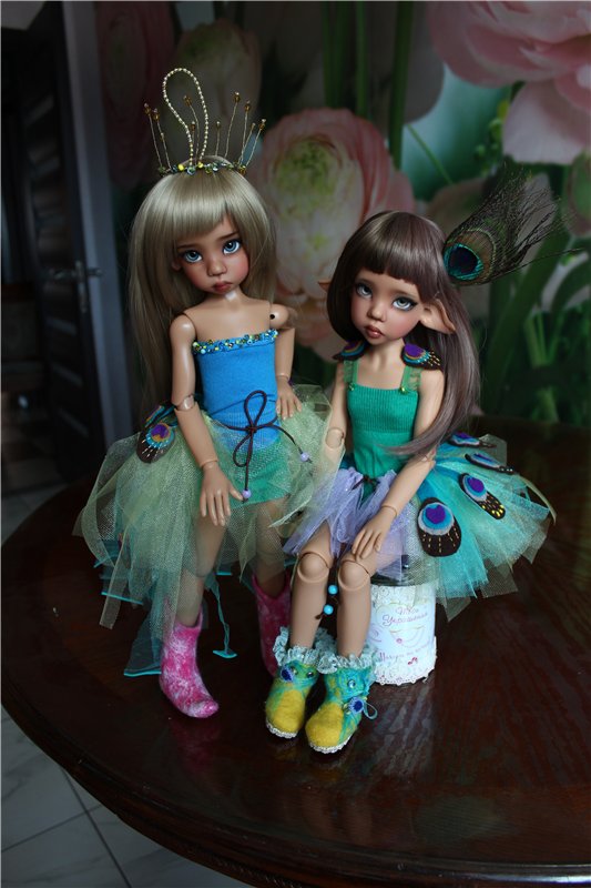 Две яркие звездочки - Нисса и Ларисса Kaye Wiggs. Разные и прекрасные